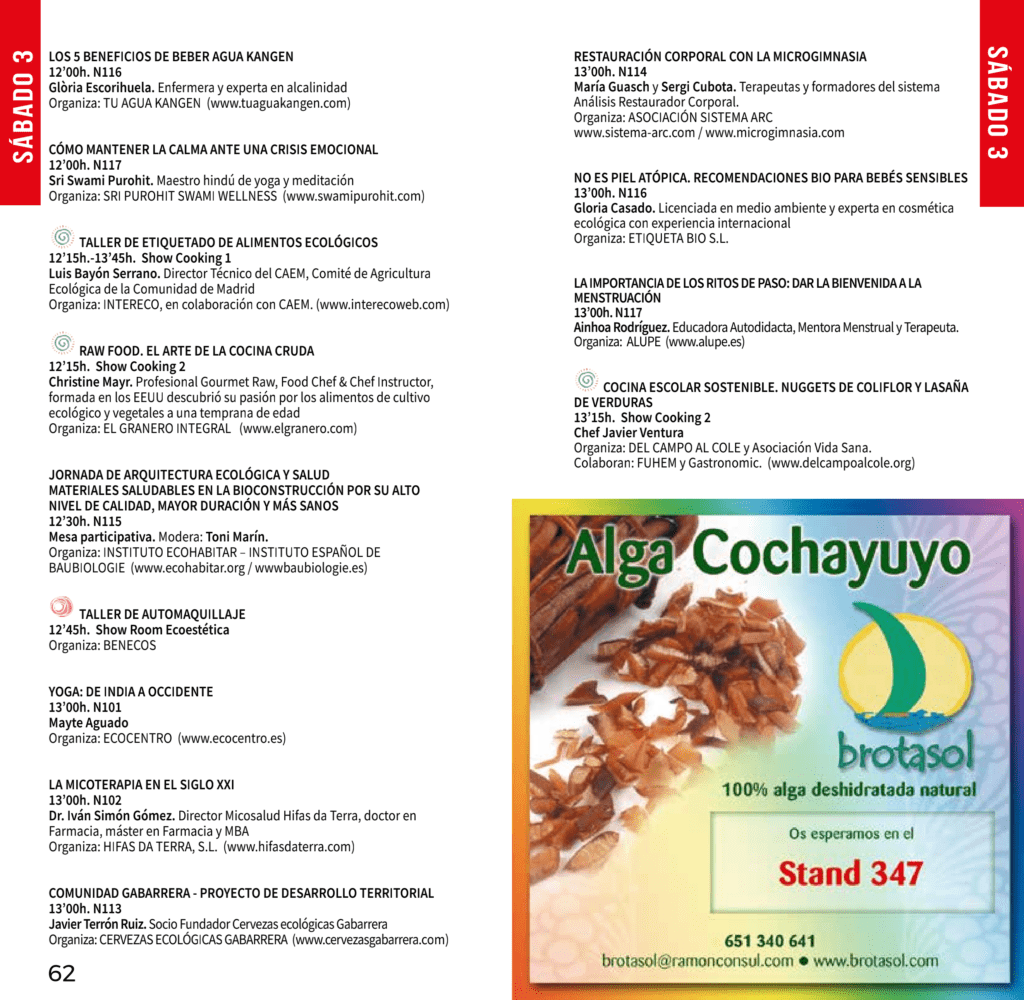 Prana&Yoga participa en Biocultura: "Yoga, de India a Occidente"