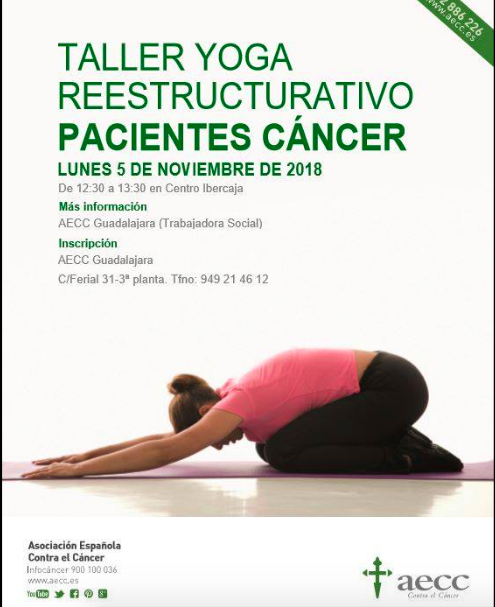 5 NOV: Talle de Yoga Reestructurativo Pacientes Cáncer