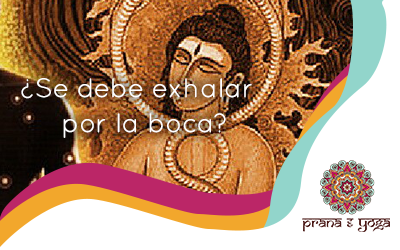 ¿Se debe exhalar por la boca?