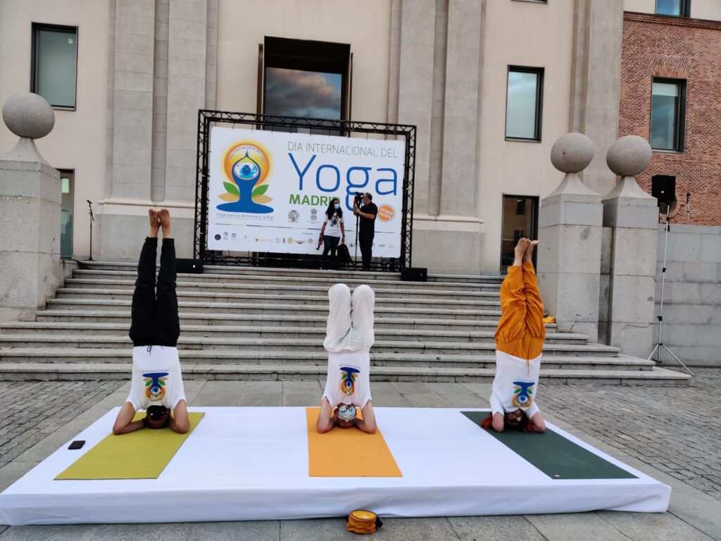Dia internacional del yoga Madrid